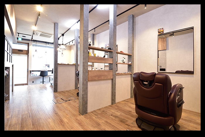 bh飯島由敬プロデュース・2025/5/11開業・日進理容室BALMERS店舗完成写真-12