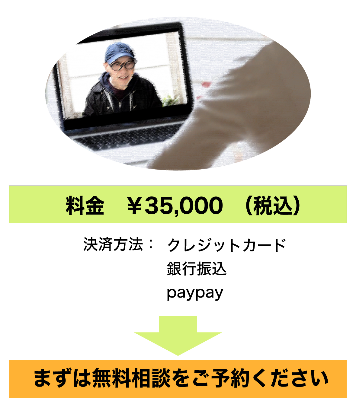 bh飯島由敬完全サポート｜はじめての店舗開業プログラム｜料金￥35,000税込｜決済方法：クレジットカード、銀行振込、paypay、まずは無料相談をご予約ください